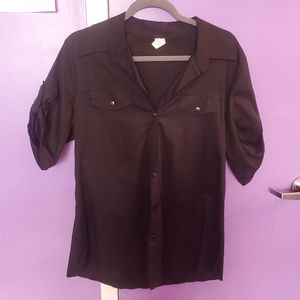 Black Button Down